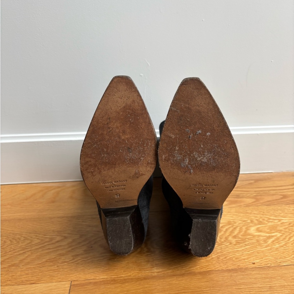 Isabel Marant Duerto Suede Western Boot - Picture 9 of 9